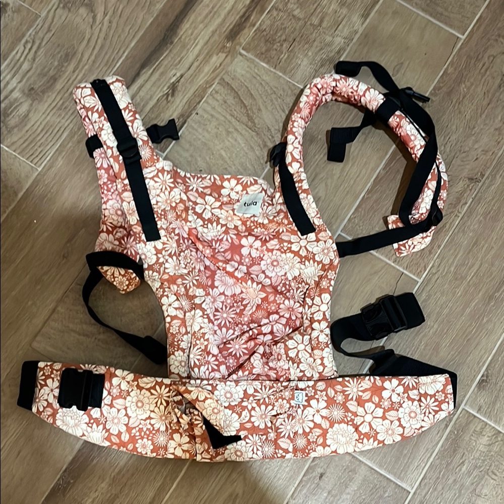 Tula Pink and Cream Toddler Carrier
